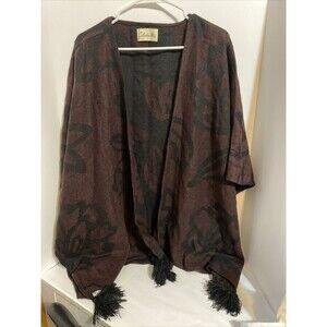 Cleobella Sevigny Capelet Shawl Poncho Throw Cape Wrap Rachel Zoe Style